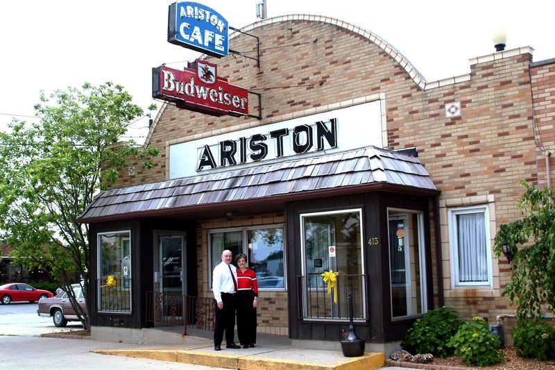 The Ariston Cafe logo
