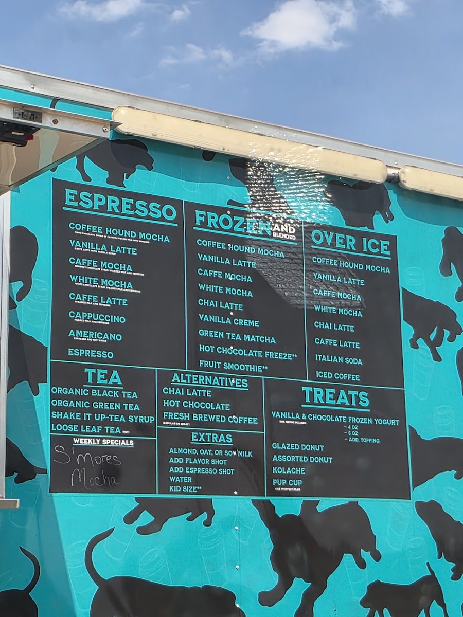 Coffee Hound Junction Coffee Hound Junction General Menu - Cafe Menu in Bentonville, AR