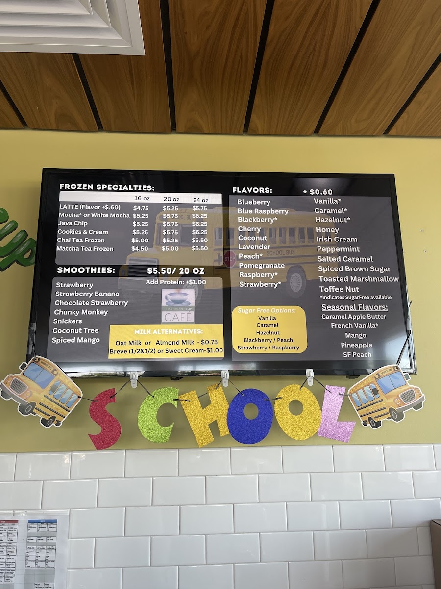 Comfortable Cup Cafe Comfortable Cup Cafe General Menu - Cafe Menu in Rogers, AR