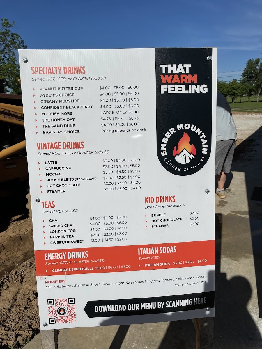 Ember Mountain Coffee Co Ember Mountain Coffee Co General Menu - Cafe Menu in Pea Ridge, AR