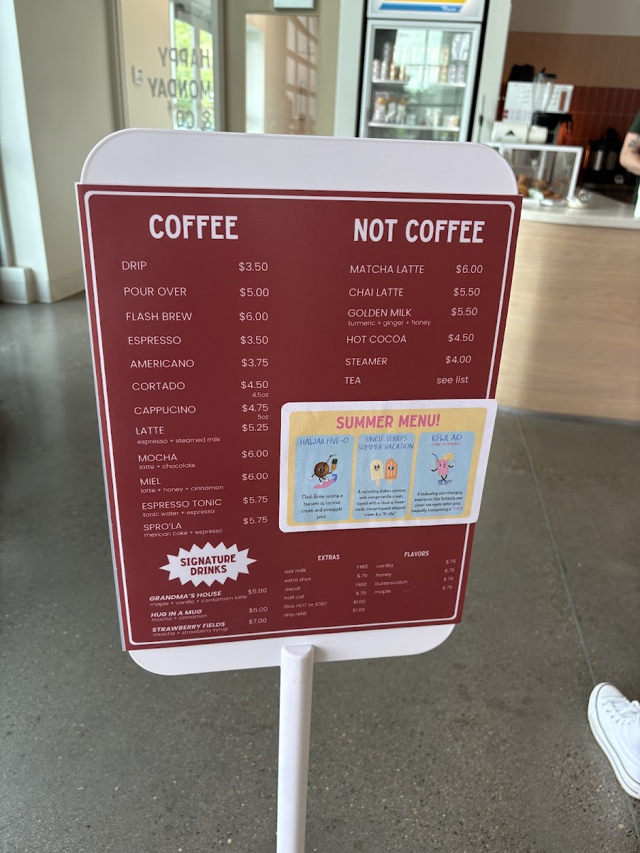 Happy Monday & Co Happy Monday & Co General Menu - Cafe Menu in Roseville, MN