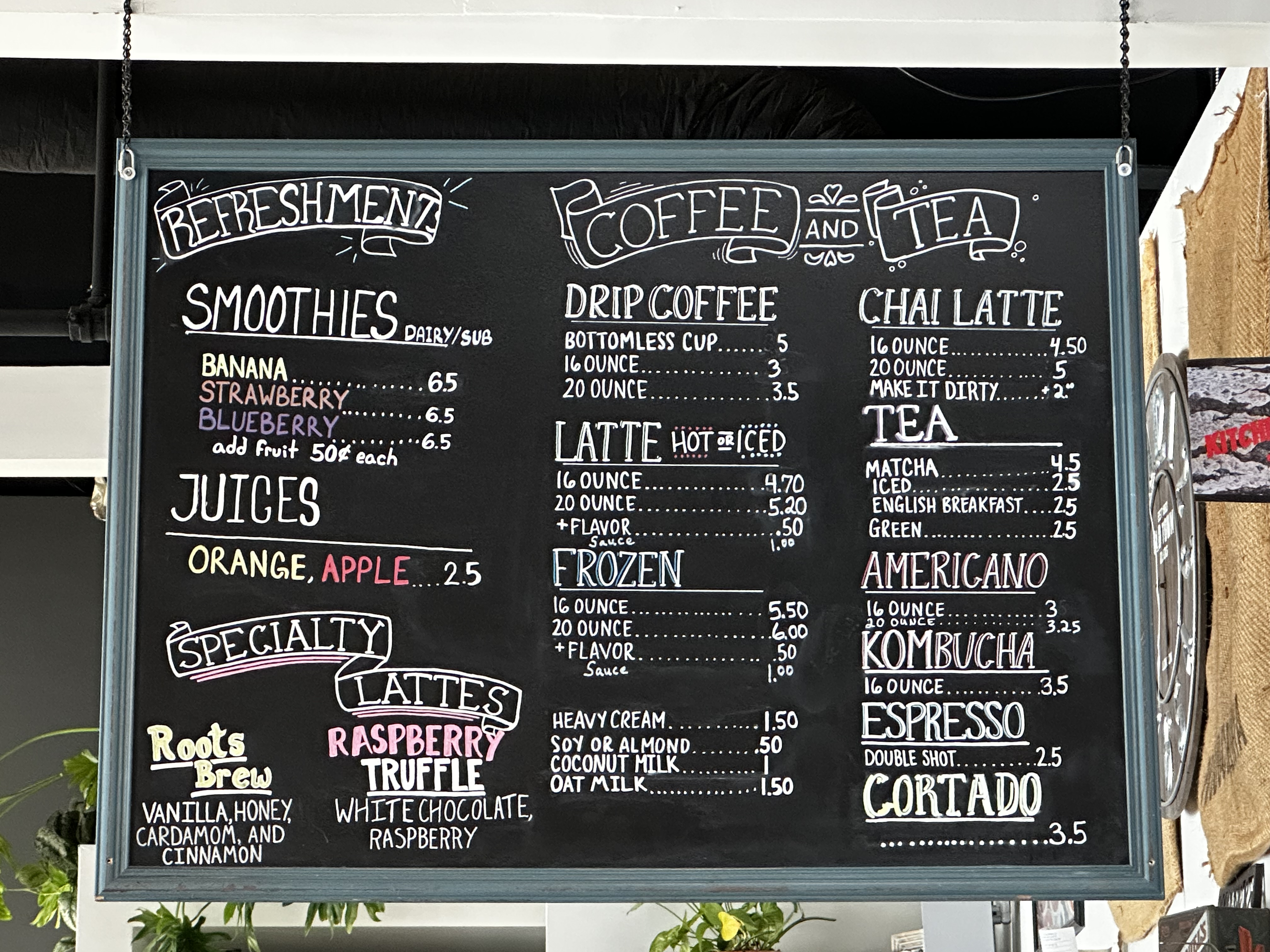 General Menu