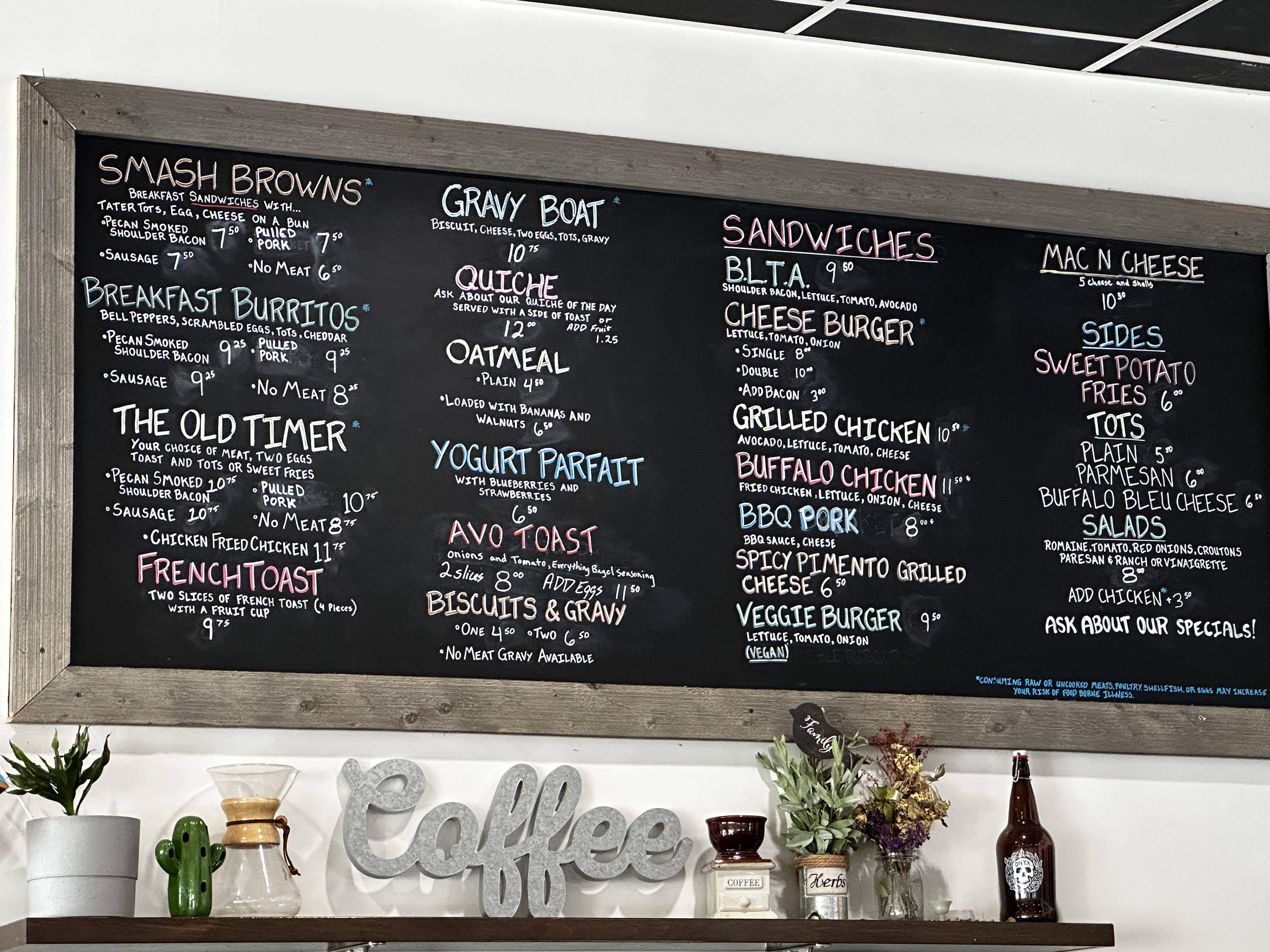 General Menu