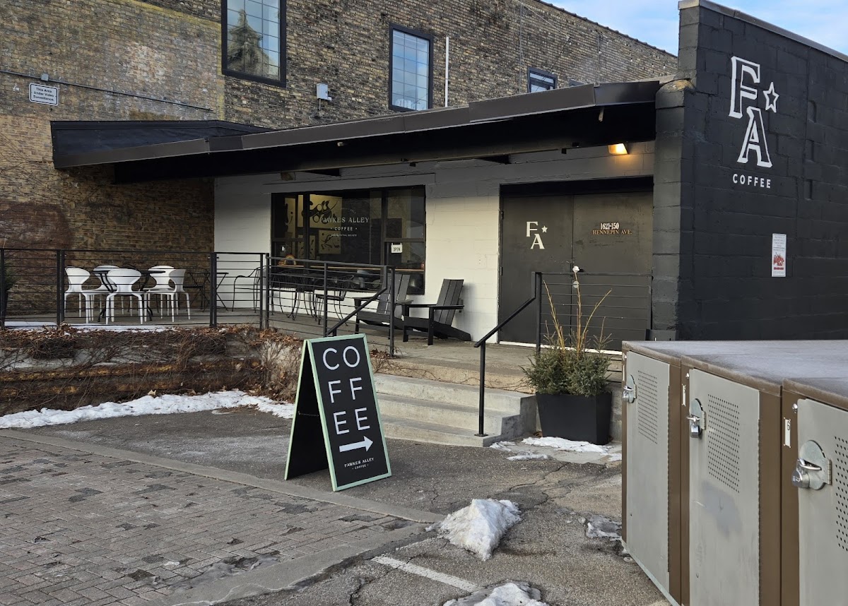 Fawkes Alley Coffee Exterior Photo - Fawkes Alley Coffee Cafe in Minneapolis, MN